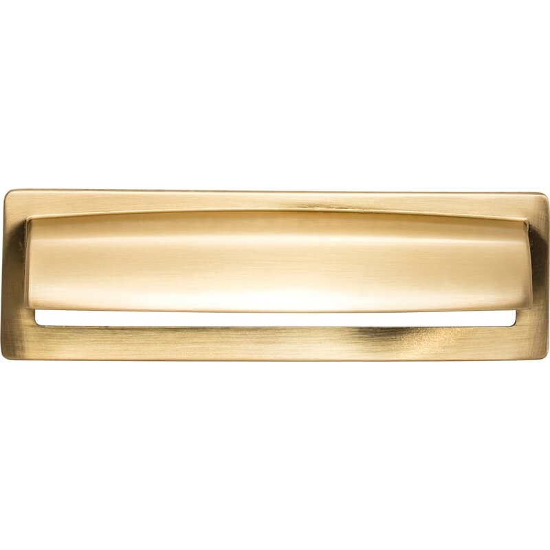 Top Knobs Lynwood Hollin 5 1/16" Center to Center Recessed Pull Finish: Honey Bronze - Image 0