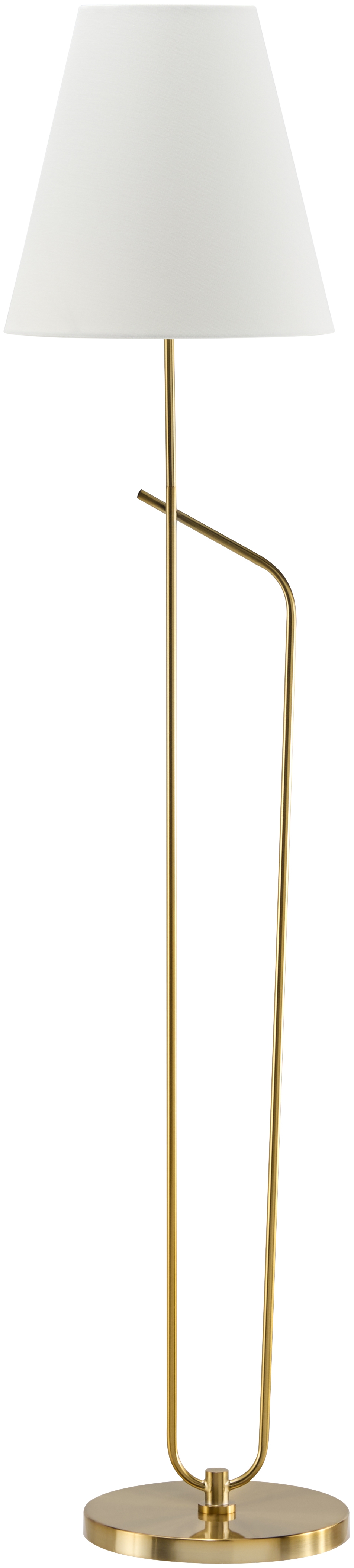 Livabliss Loreto  Electroplated 61"H x 12"W x 12"D Accent Floor Lamp - Image 0