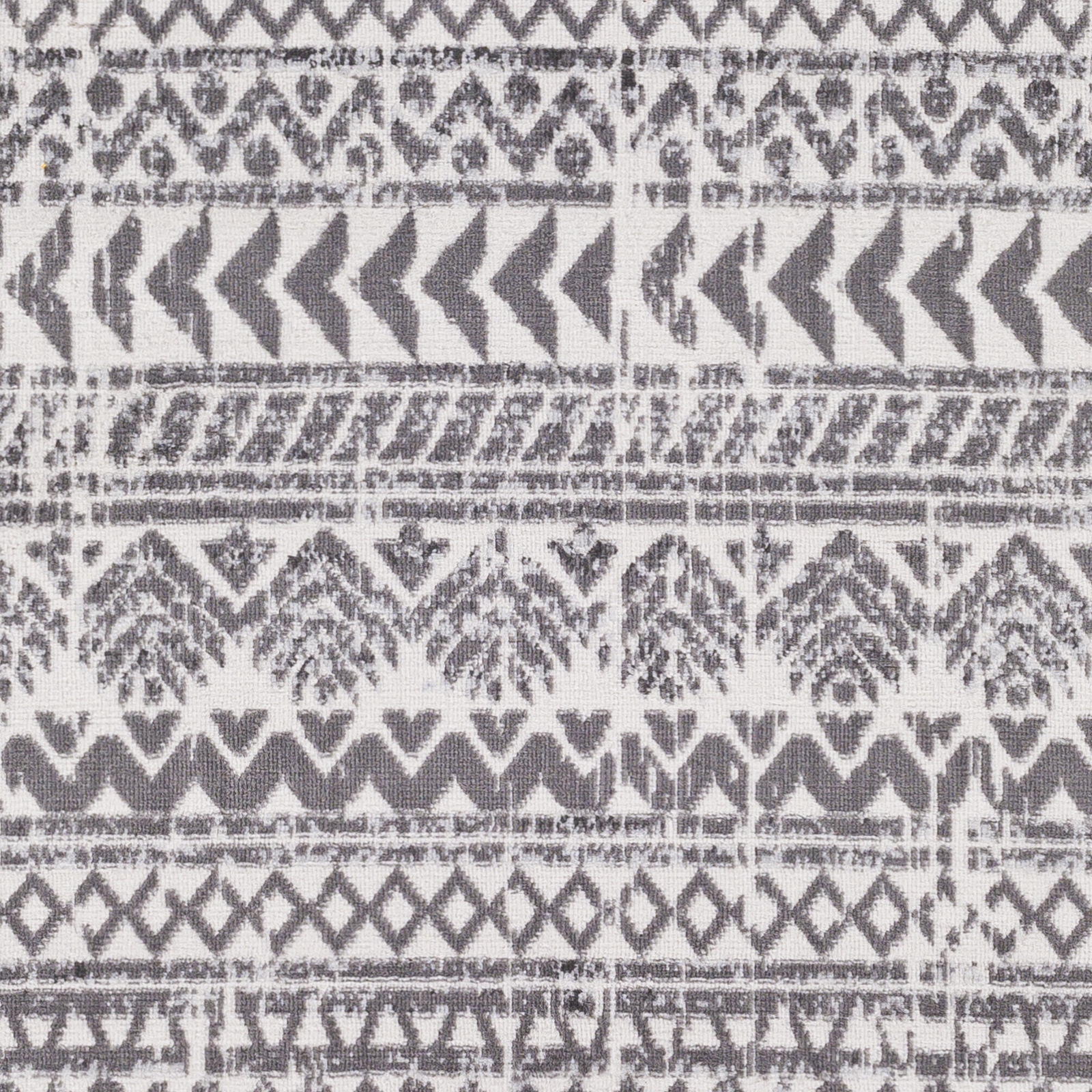 Cesar Gray Indoor 6'7" x 9' Machine Woven Rug - Image 4