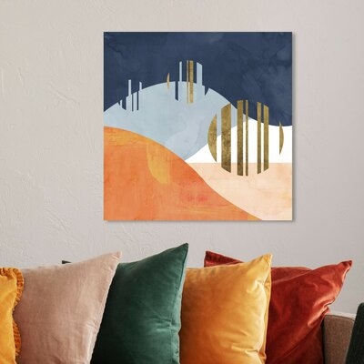 The Desert Night by Oliver Gal - Floater Frame Graphic Art Print on Canvas - Image 0