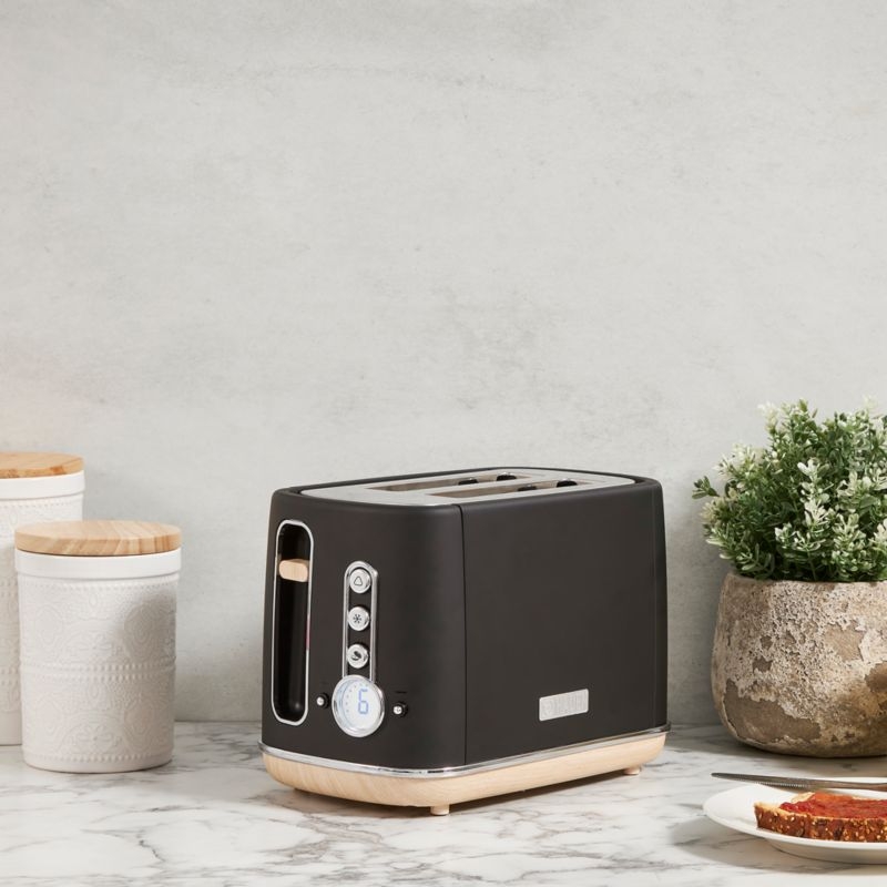 Haden Dorchester Matte Black 2-Slice Toaster - Image 2