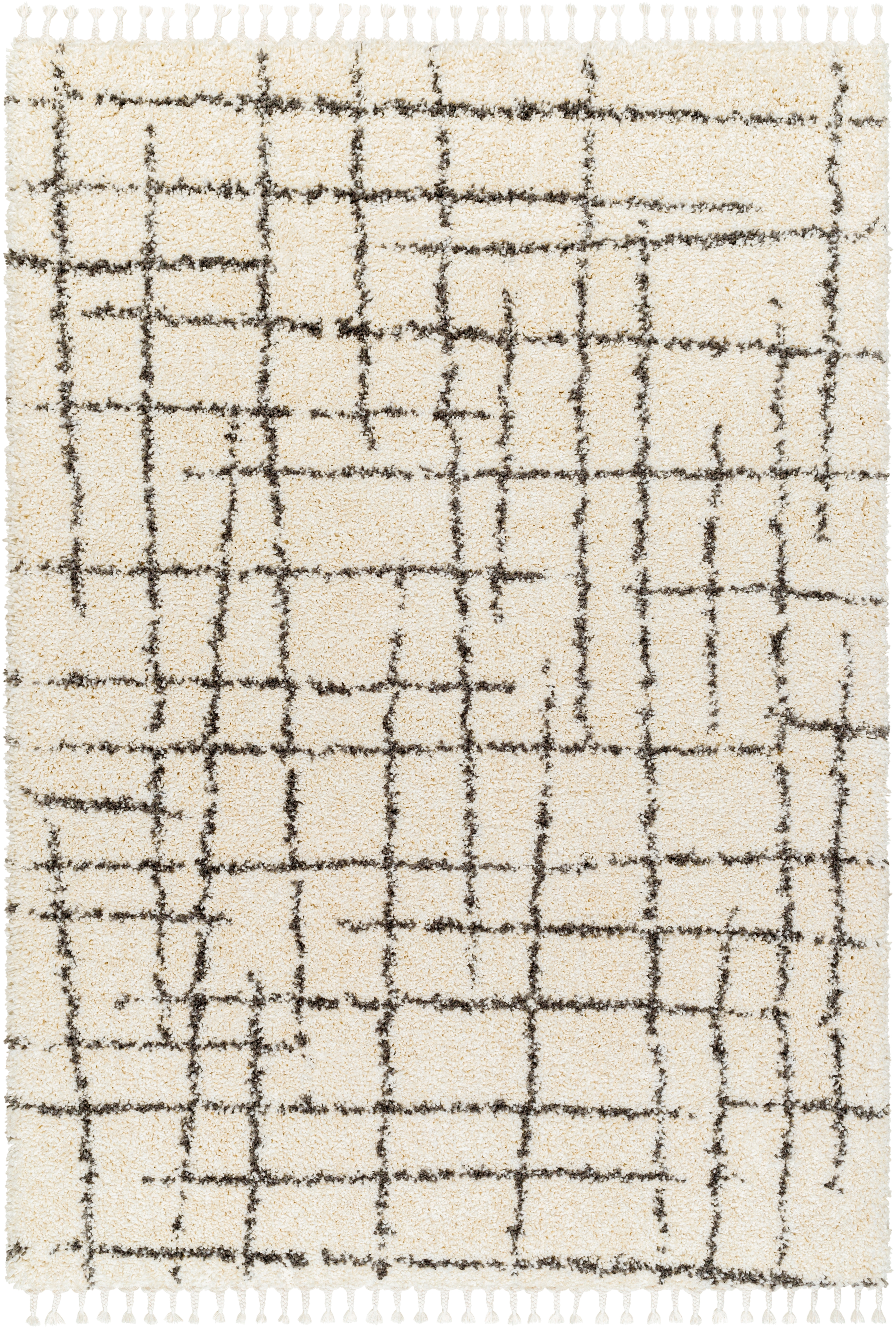 Jakarta Beige Indoor 9'2" x 12' Machine Woven Rug - Image 0