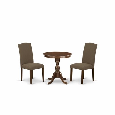 Federalsburg 3-Pc Dining Set - 2 Dining Padded Chairs And 1 Dining Table - Image 0