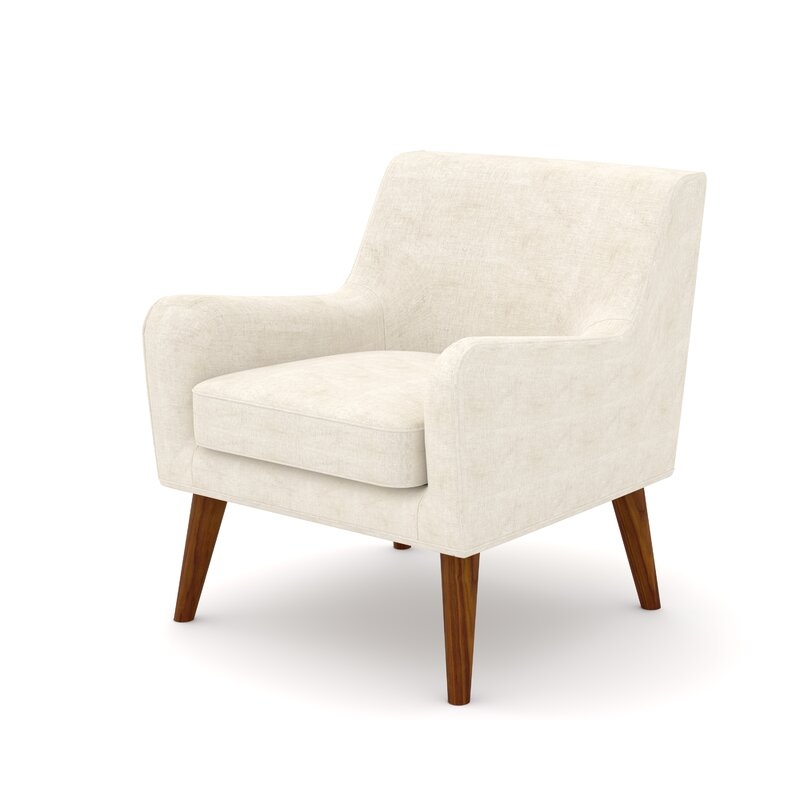 Cesiley 28'' Wide Armchair, Off-White - Image 1