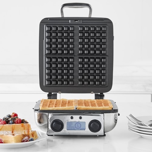 All-Clad 4-Square Digital Gourmet Waffle Maker with Removable Plates - Image 0