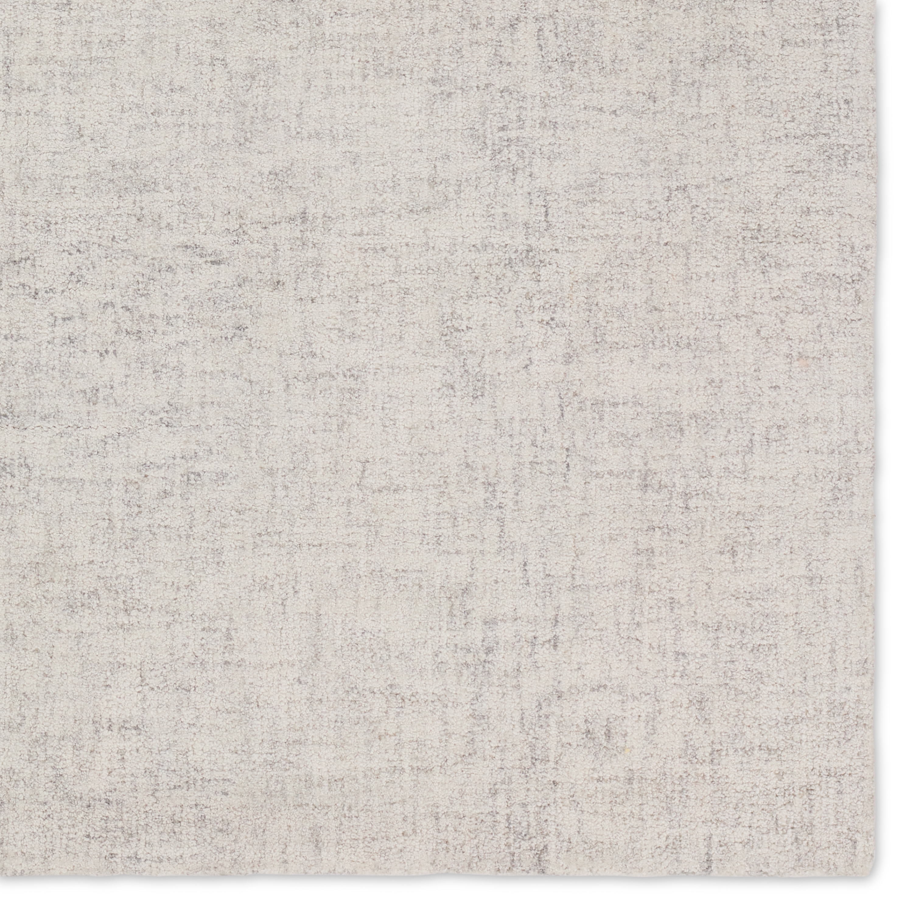 Harding Handmade Indoor/Outdoor Solid Cream/Light Gray Runner Rug (3'X8') - Image 3