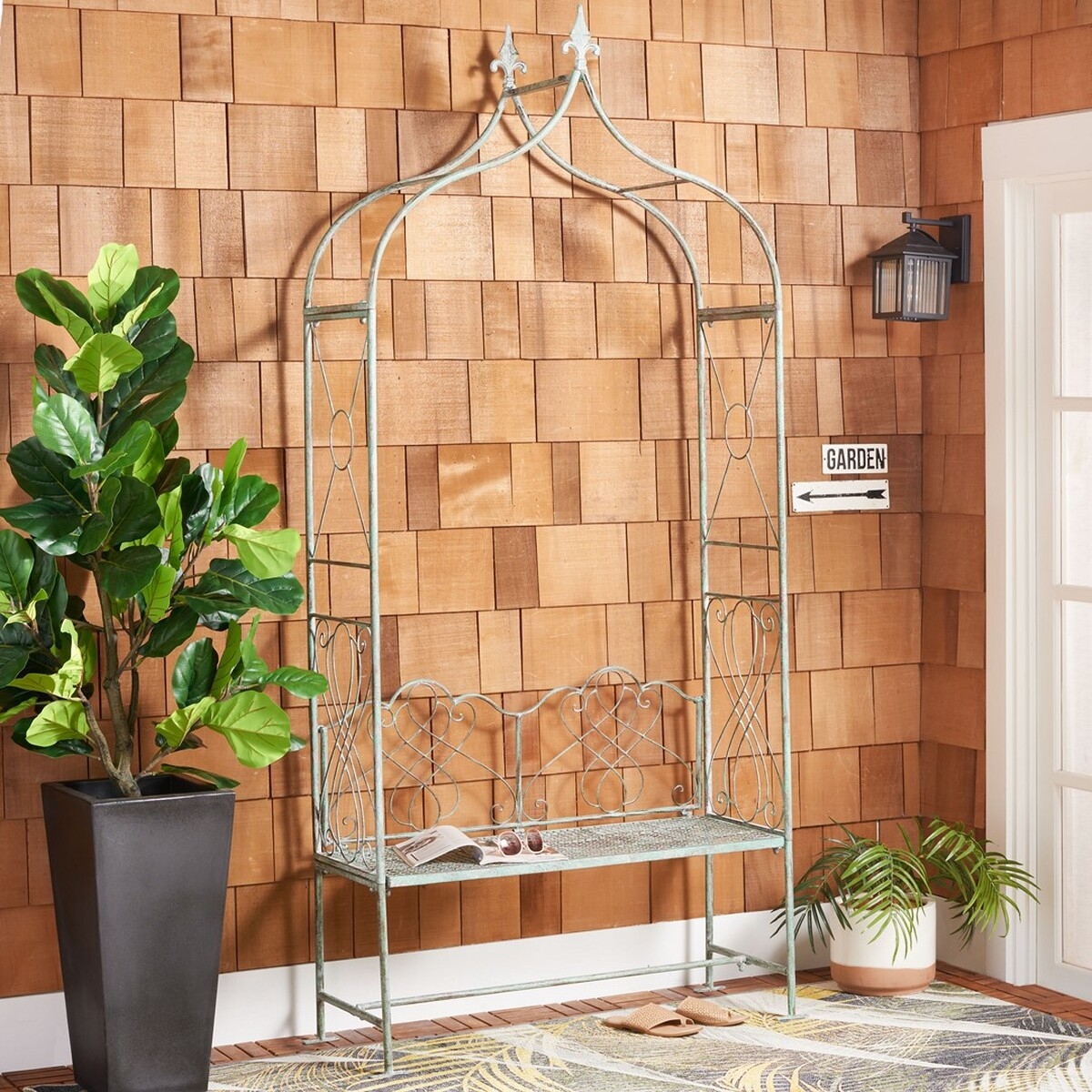 Eloise Arbor - Antique Dark Green - Safavieh - Image 1