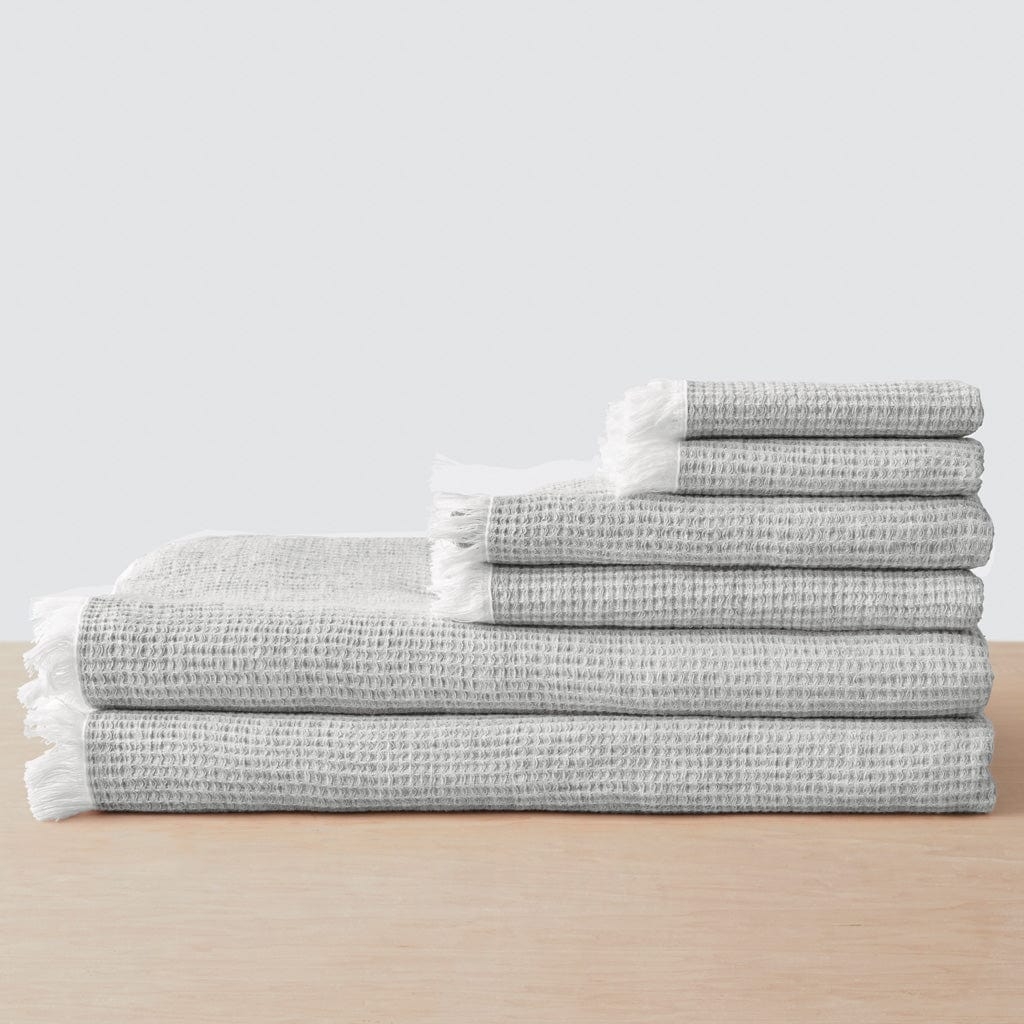 The Citizenry Aegean Cotton Bath Sheet Set | Set of 12 | White - Image 1