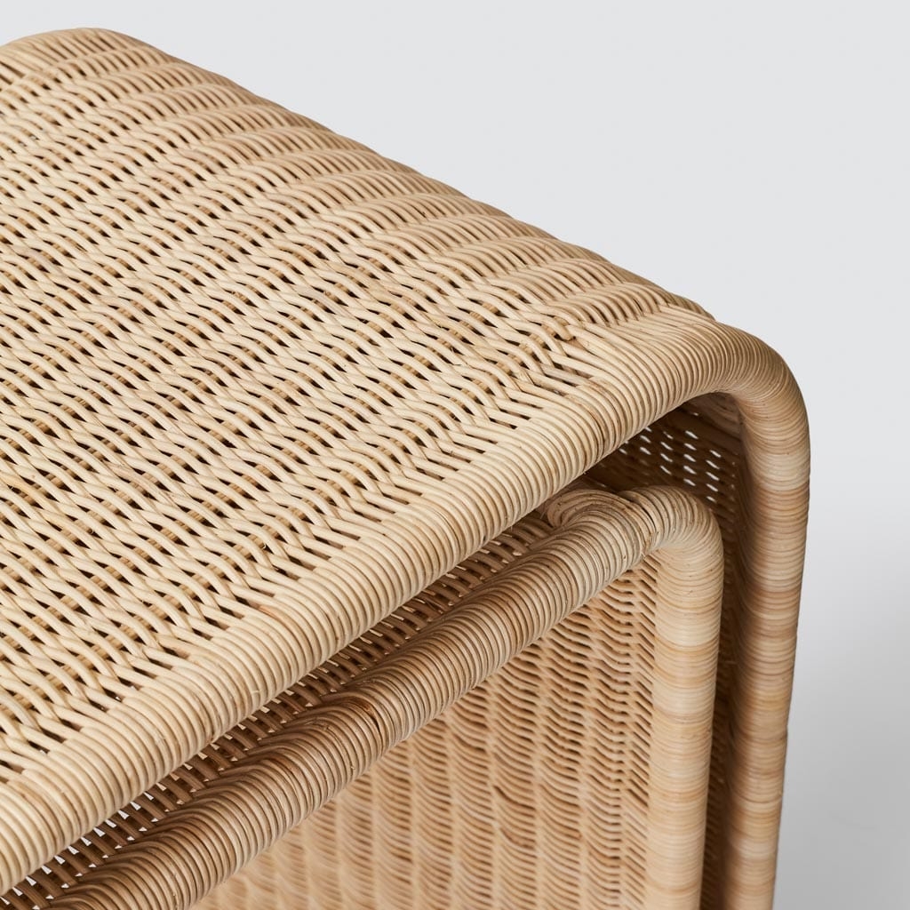 The Citizenry Penida Wicker Console Table | Natural - Image 4