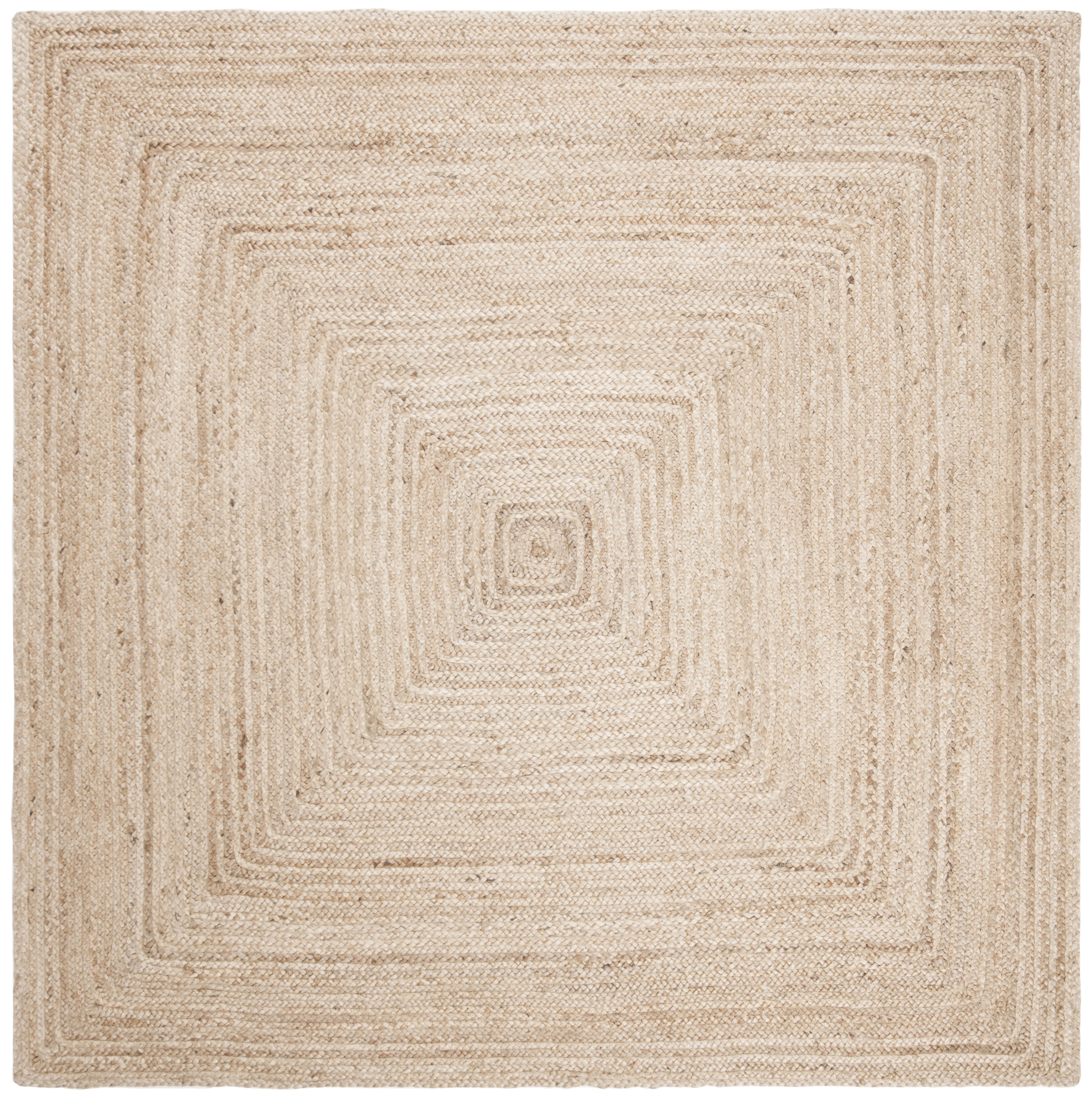 Arlo Home Hand Woven Area Rug, CAP252A, Natural,  6' X 6' Square - Image 0