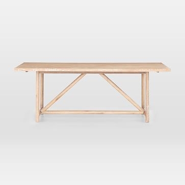Modern Oak Dining Table - Image 2