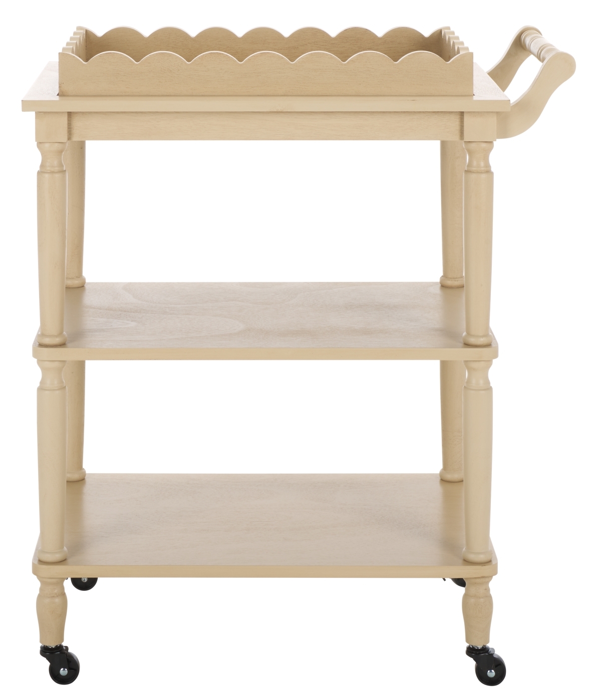 Haven 3 Tier Dining Cart - Natural - Image 0