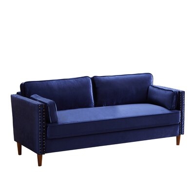 73.2'' Velvet Square Arm Sofa - Image 0