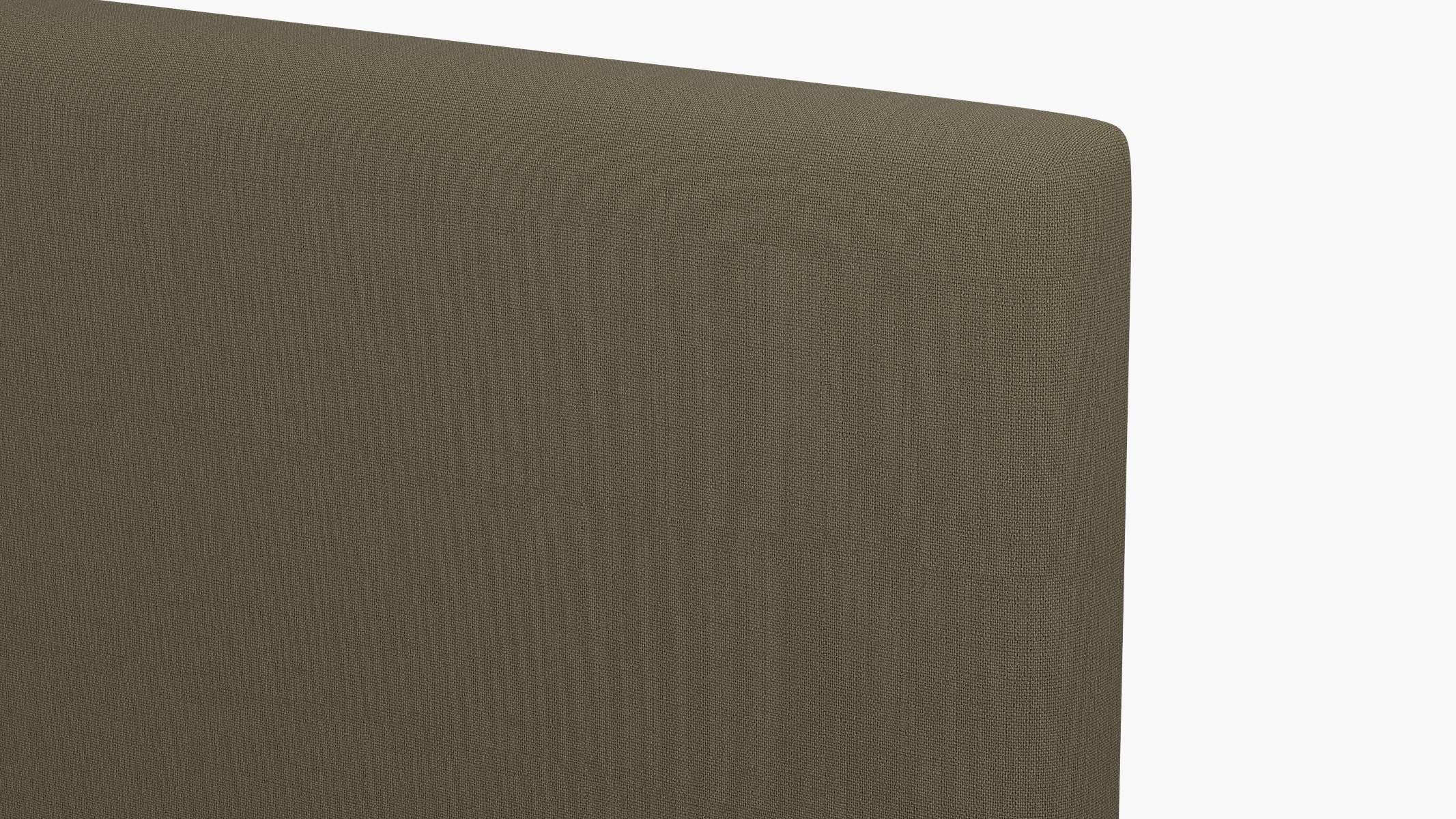 Square Back Headboard, Olive Everyday Linen, King - Image 2