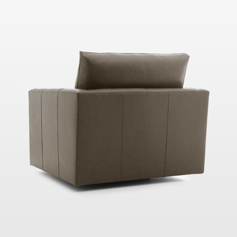 Lounge 40" Leather Swivel Chair - Image 4