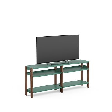 THE MEDIA CONSOLE WITH NO CABINET - ASH/WHITE - ASH WOOD - Image 3