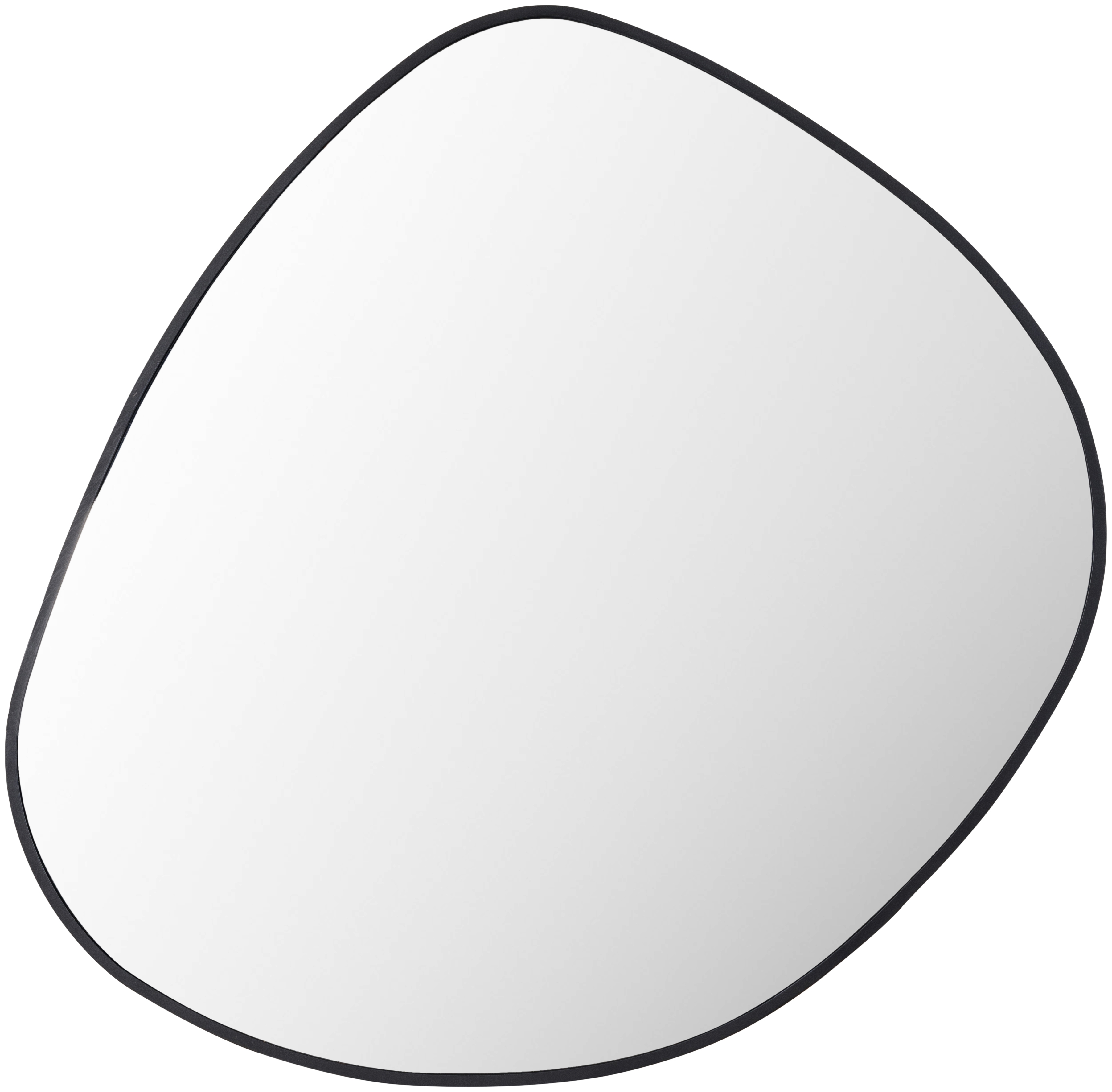 Pebble Black 29"H x 28"W x 1"D Accent Mirror - Image 0