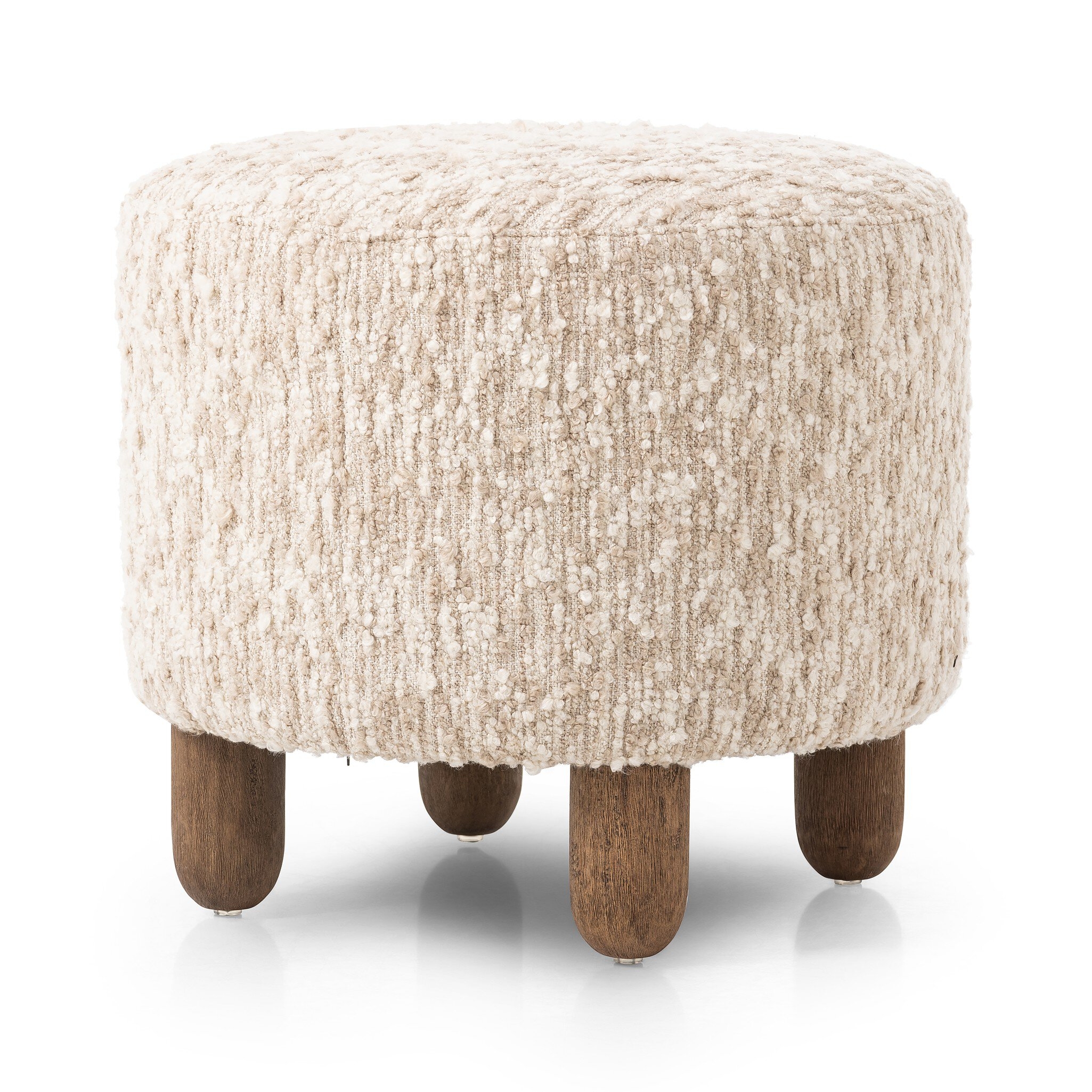 Aniston Ottoman - Solema Cream - Image 0