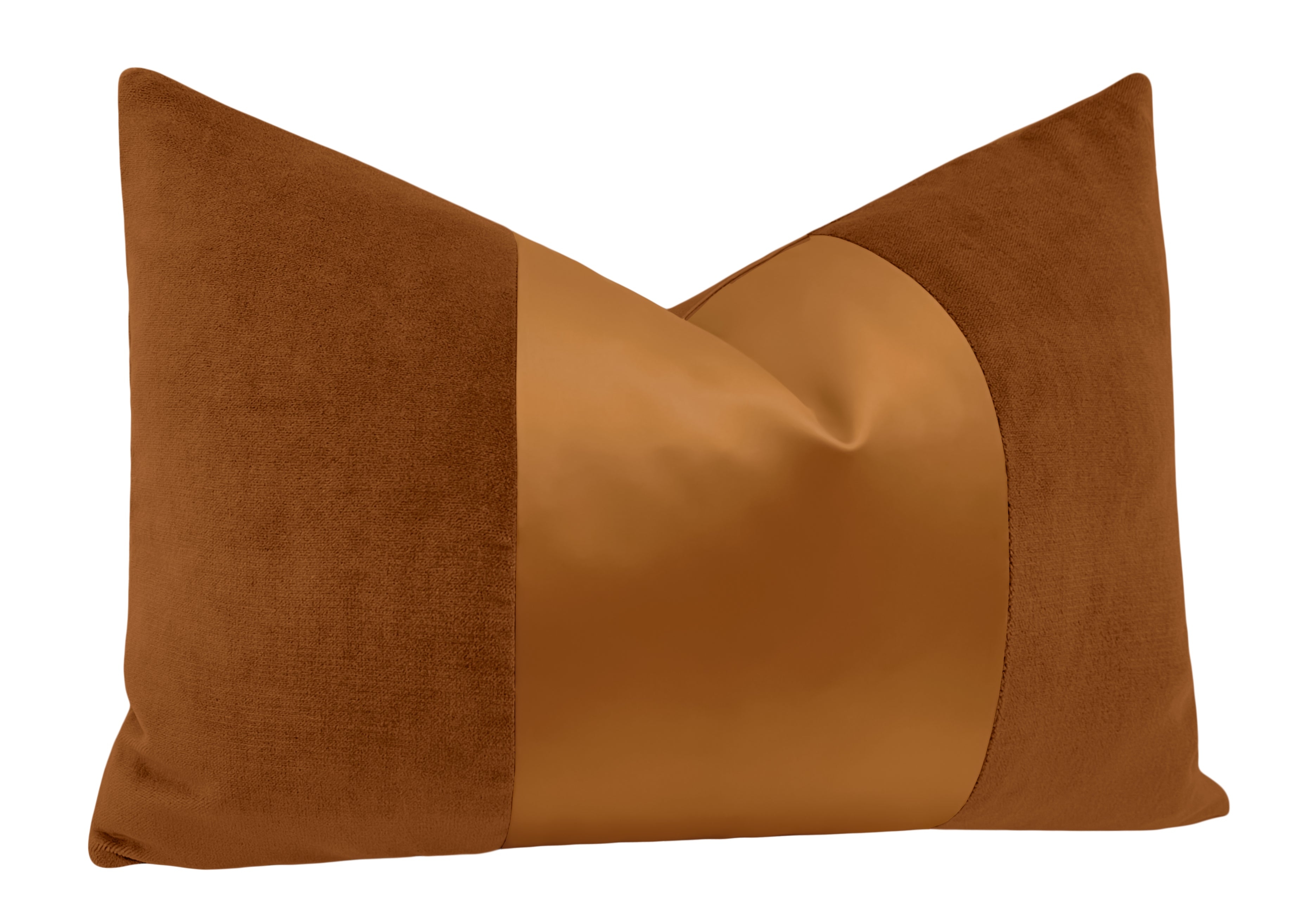 PANEL MONOCHROMATIC : SOCIETY VELVET // COGNAC - 20” X 26” STANDARD SHAM - Image 4