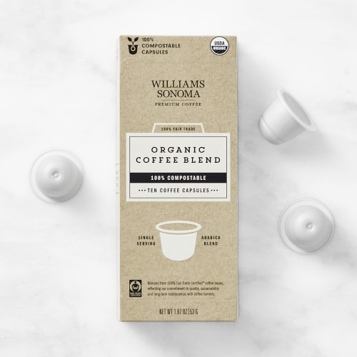 Williams Sonoma Compostable Coffee Capsules, Organic Daily Blend - Image 0