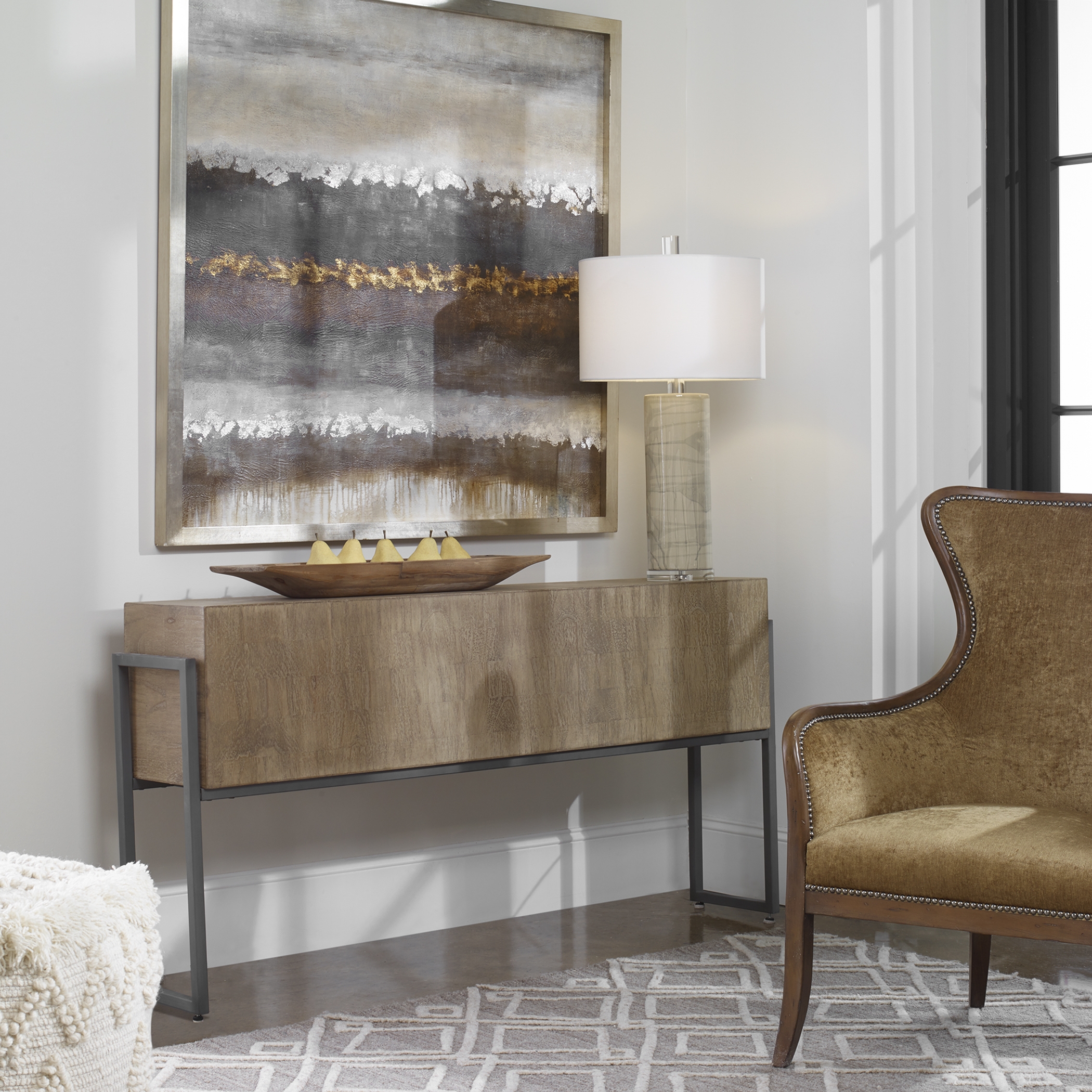 Nevis Contemporary Console Table - Image 3