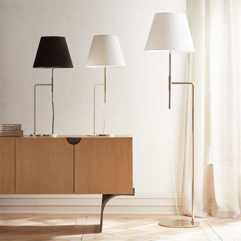 Suki Floor Lamp, Polished Brass FINAL SALE - Image 2