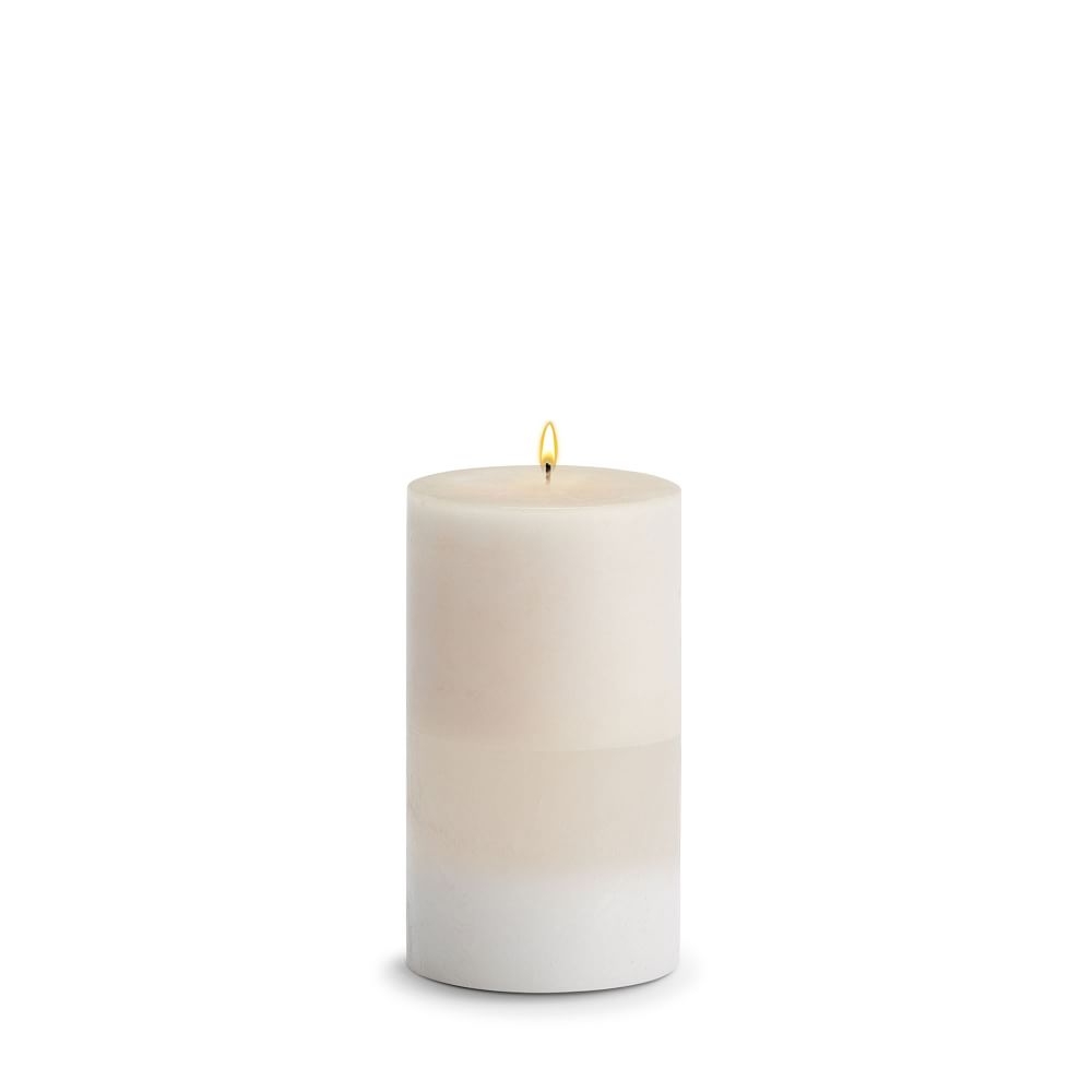 Pillar Candle, Wax, Amber Rose, 4"x8" - Image 0