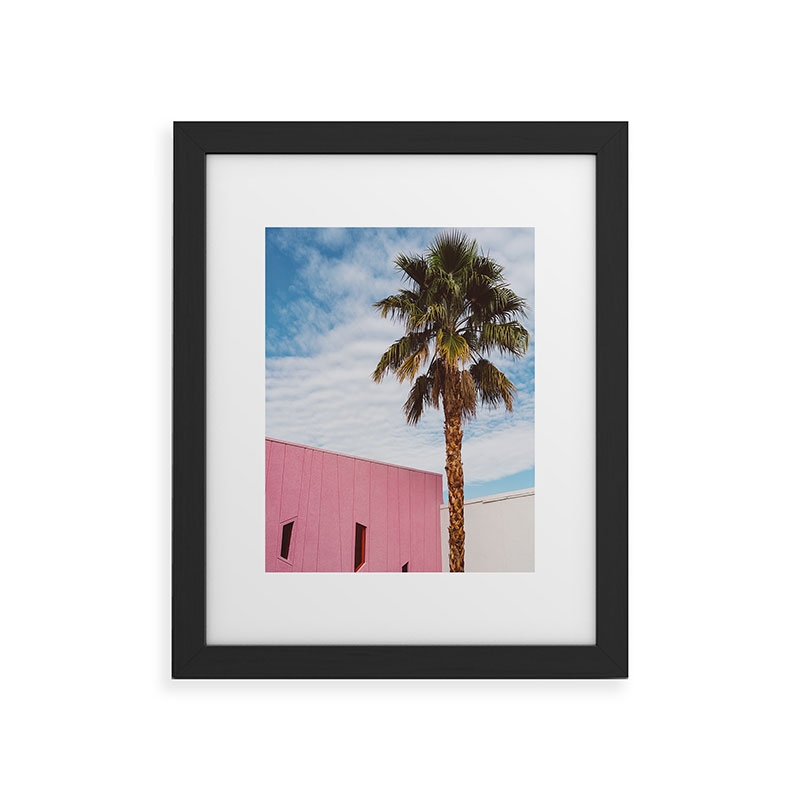 Palm Springs Vibes by Bethany Young Photography - Framed Art Print Classic Black 13" x 19" - Image 0