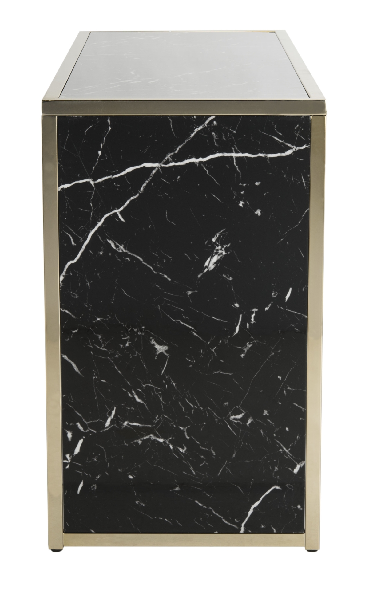Kylie Console Table - Black / Brass - Safavieh - Image 5
