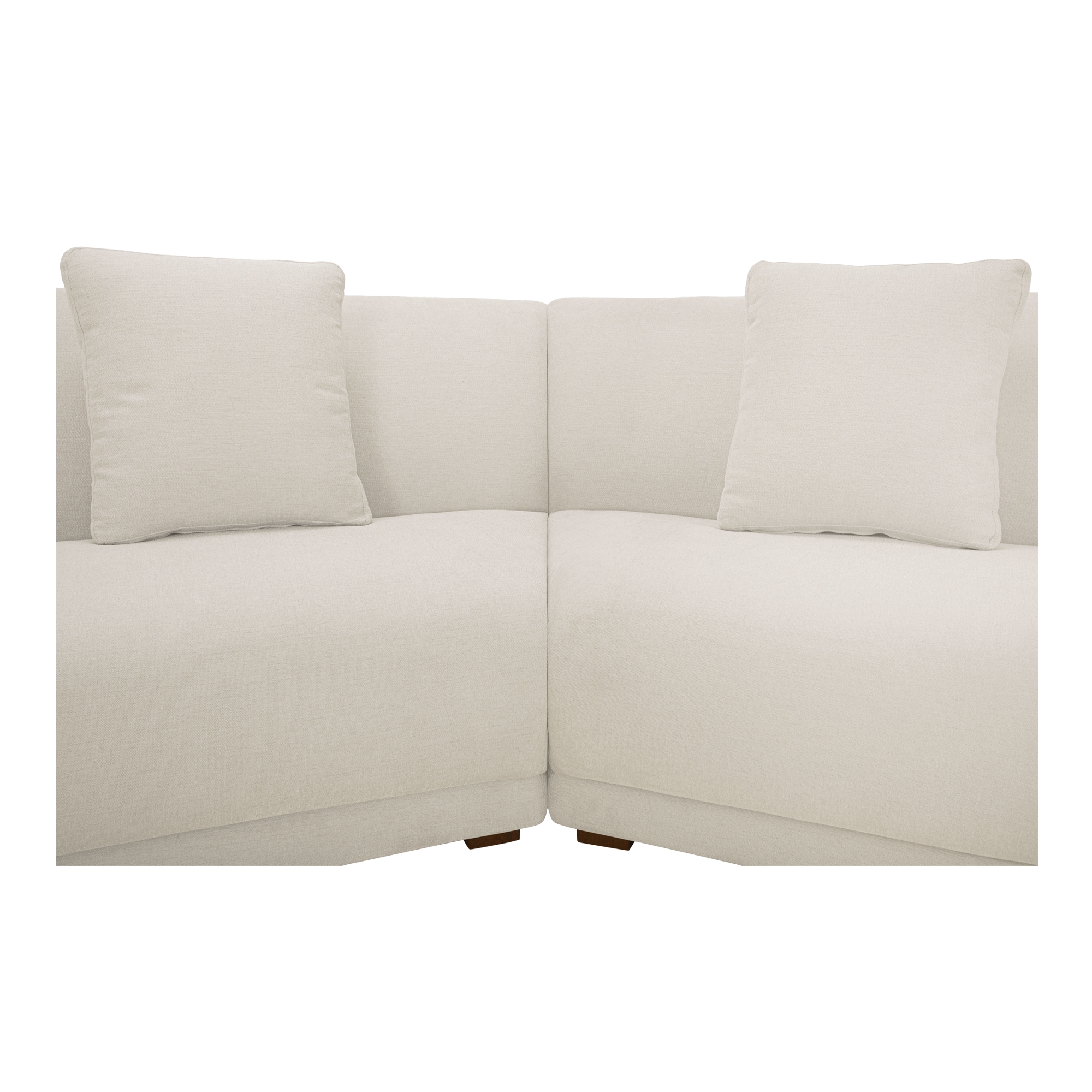 Fraser 2 Piece Modular Sofa White - Image 4