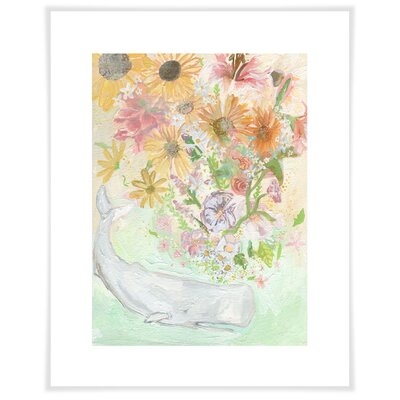 Flora & The Whale By Molly Whalen Mini Framed Canvas - Image 0