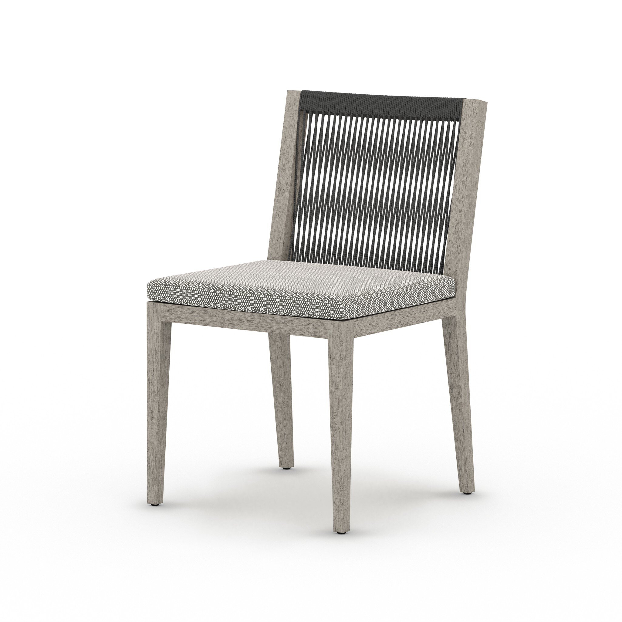 Sherwood Outdoor Dining Chair, Weathered Grey - Faye Ash - Image 1