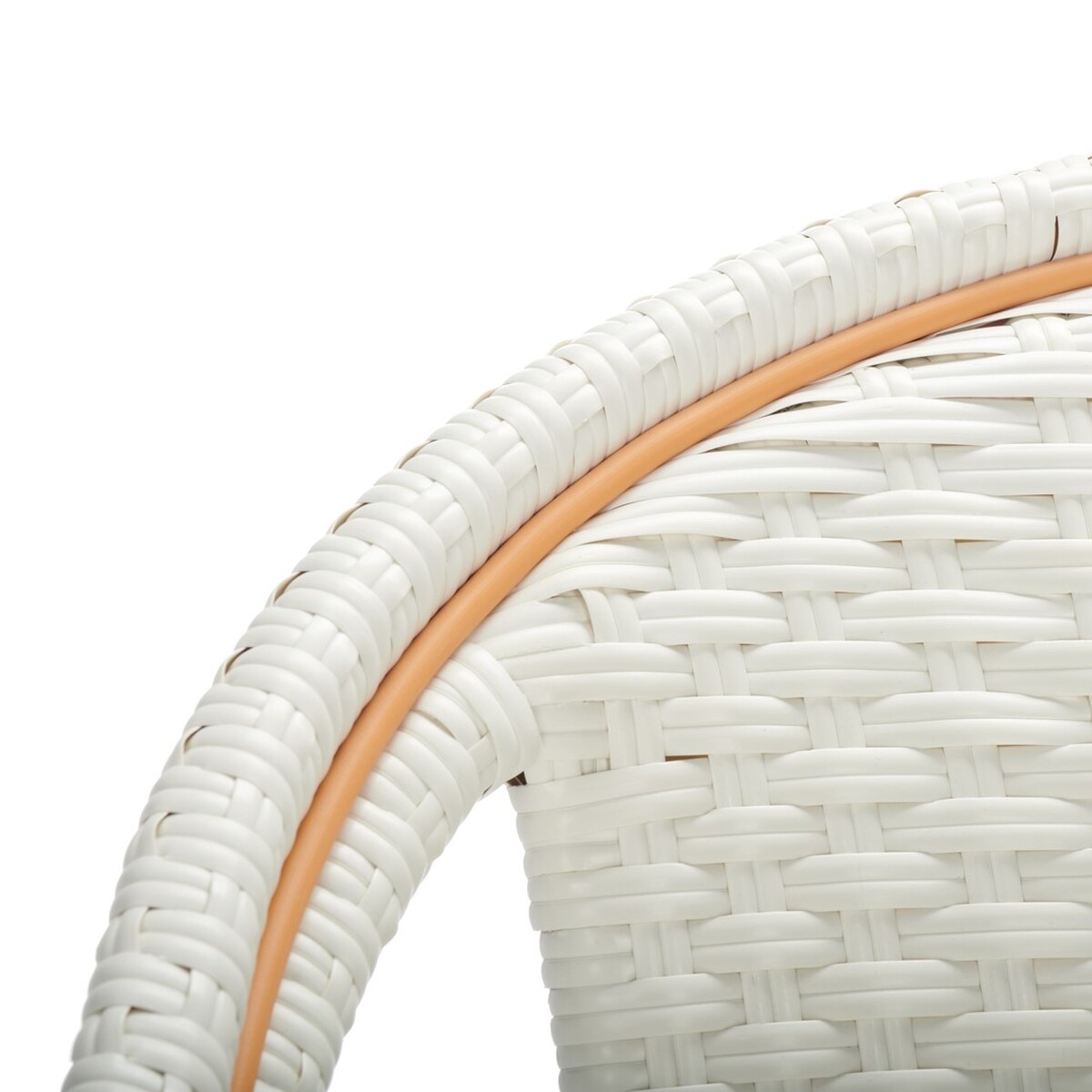 California Bar stool W Arms - White - Safavieh - Image 2