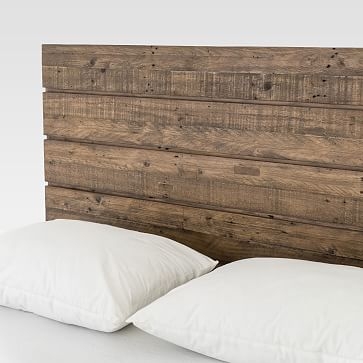 Reclaimed Wood + Iron Base Bed, Queen - Image 2