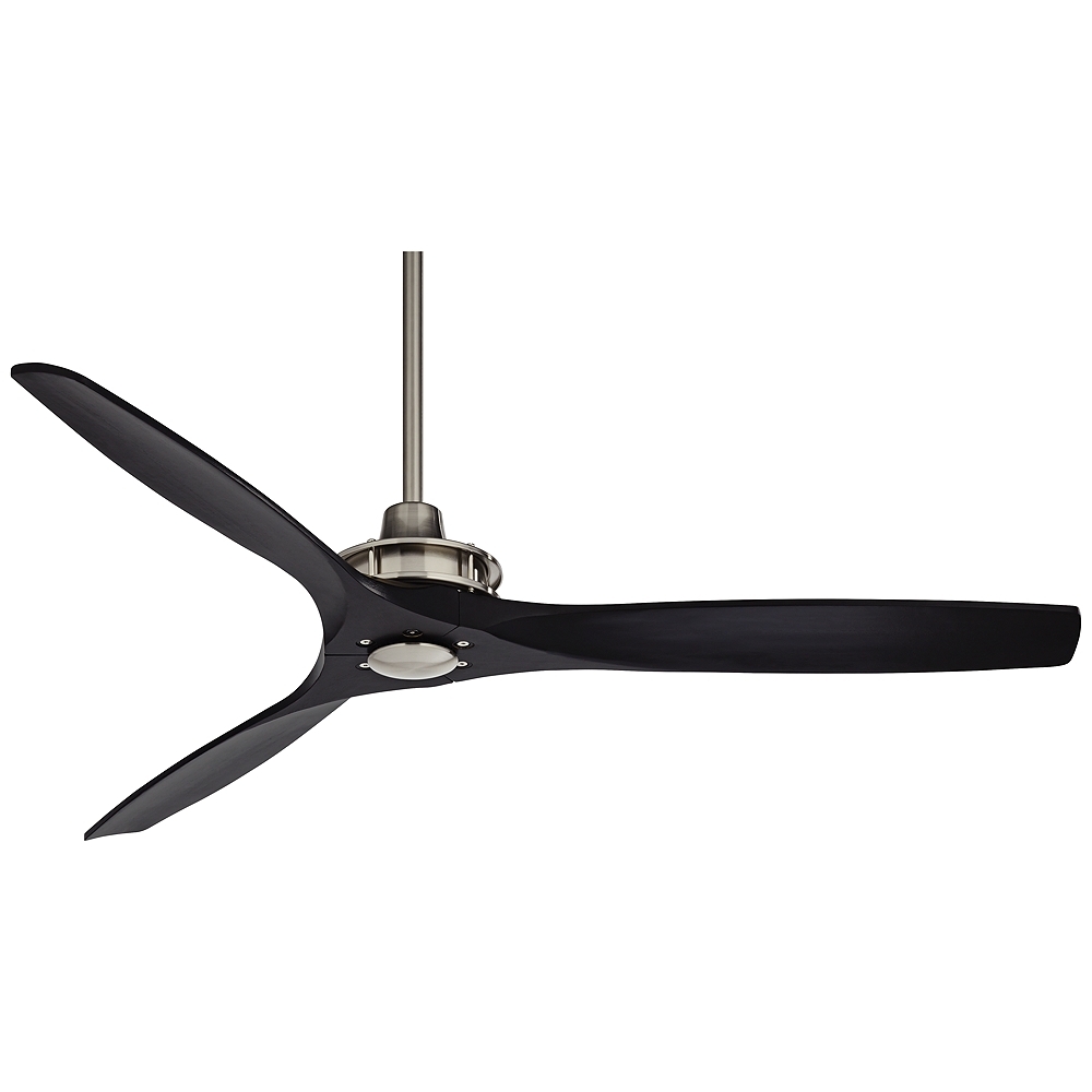 52" Casa Vieja Windspun DC Brushed Nickel Ceiling Fan with Remote - Image 0