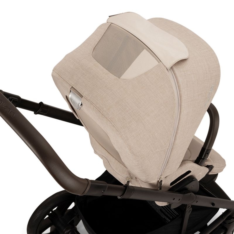 Nuna ® PIPA ™ rx Biscotti Brown Reclining Baby Car Seat + MIXX ™ next Stroller Travel System - Image 1