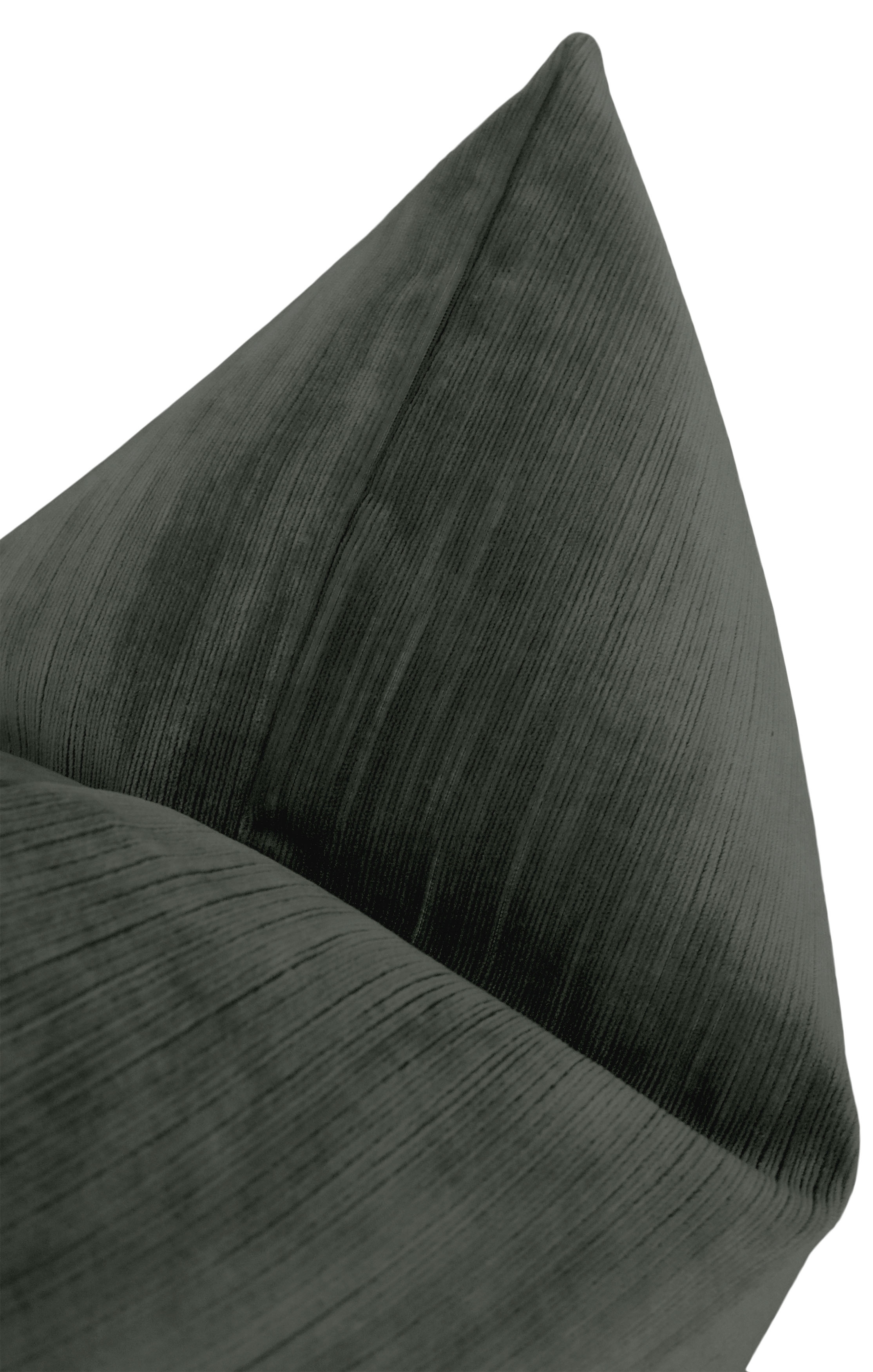 STRIE VELVET // GRAPHITE - Sample 4" X 4" - Image 2