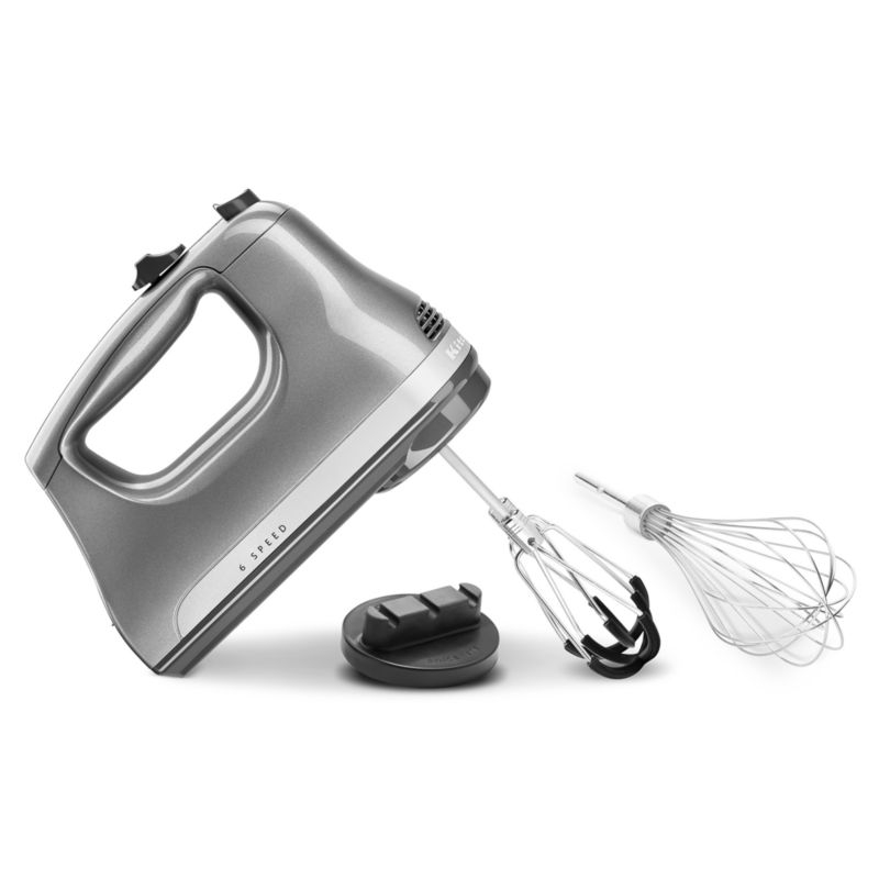 KitchenAid ® Contour Silver 6-Speed Hand Mixer with Flex Edge Beaters - Image 5