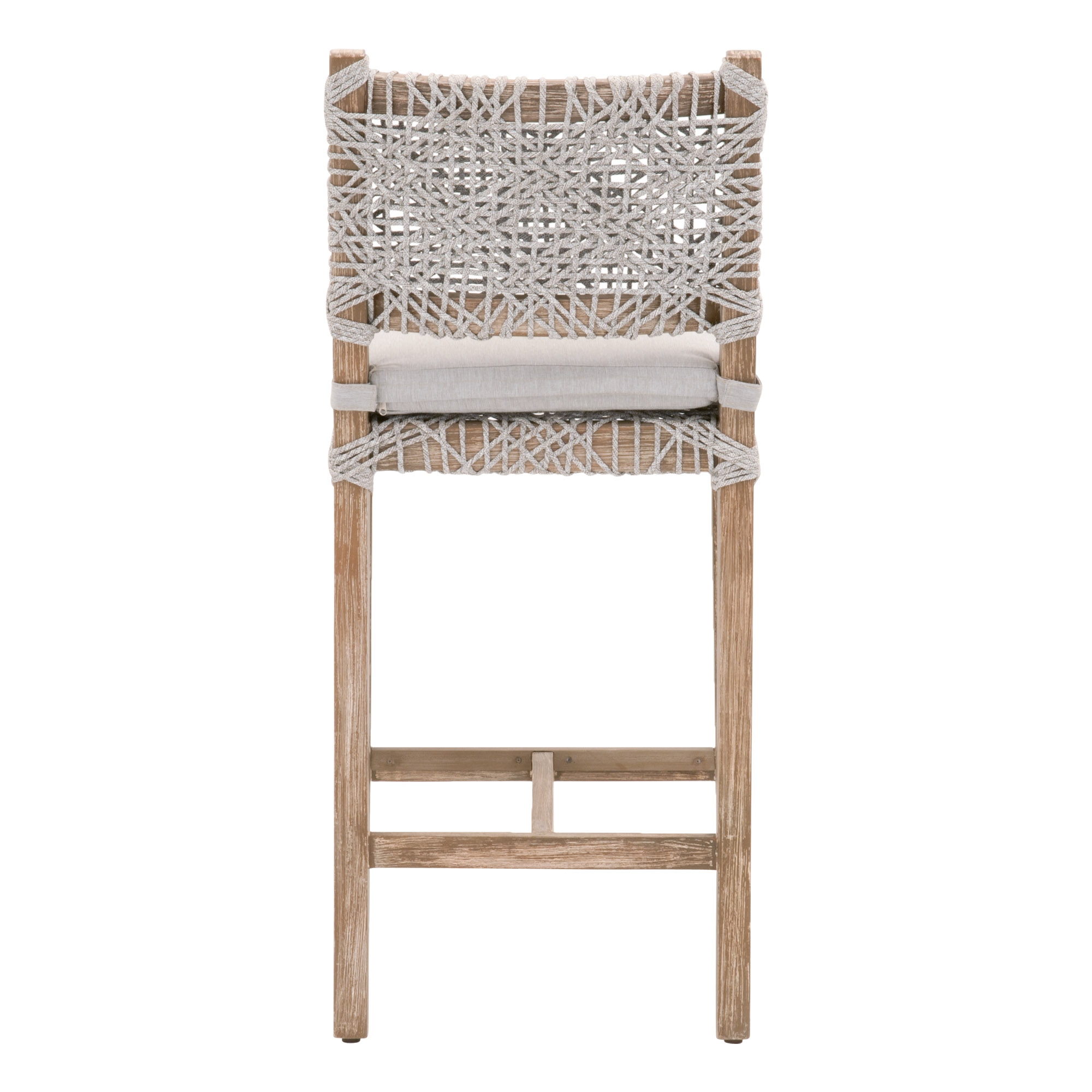 Costa Counter Stool, Taupe & White - Image 4