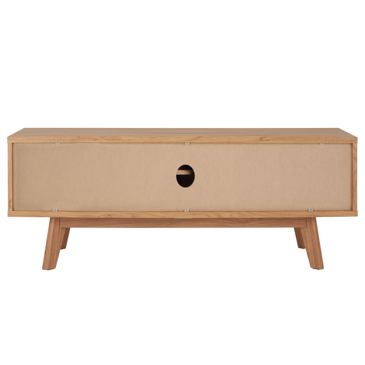 Esma 1 Shelf Media Stand - Oak - Safavieh - Image 7