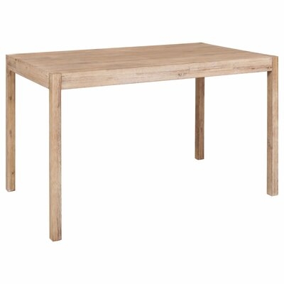 Elick 27.56" Acacia Solid Wood Dining Table - Image 0