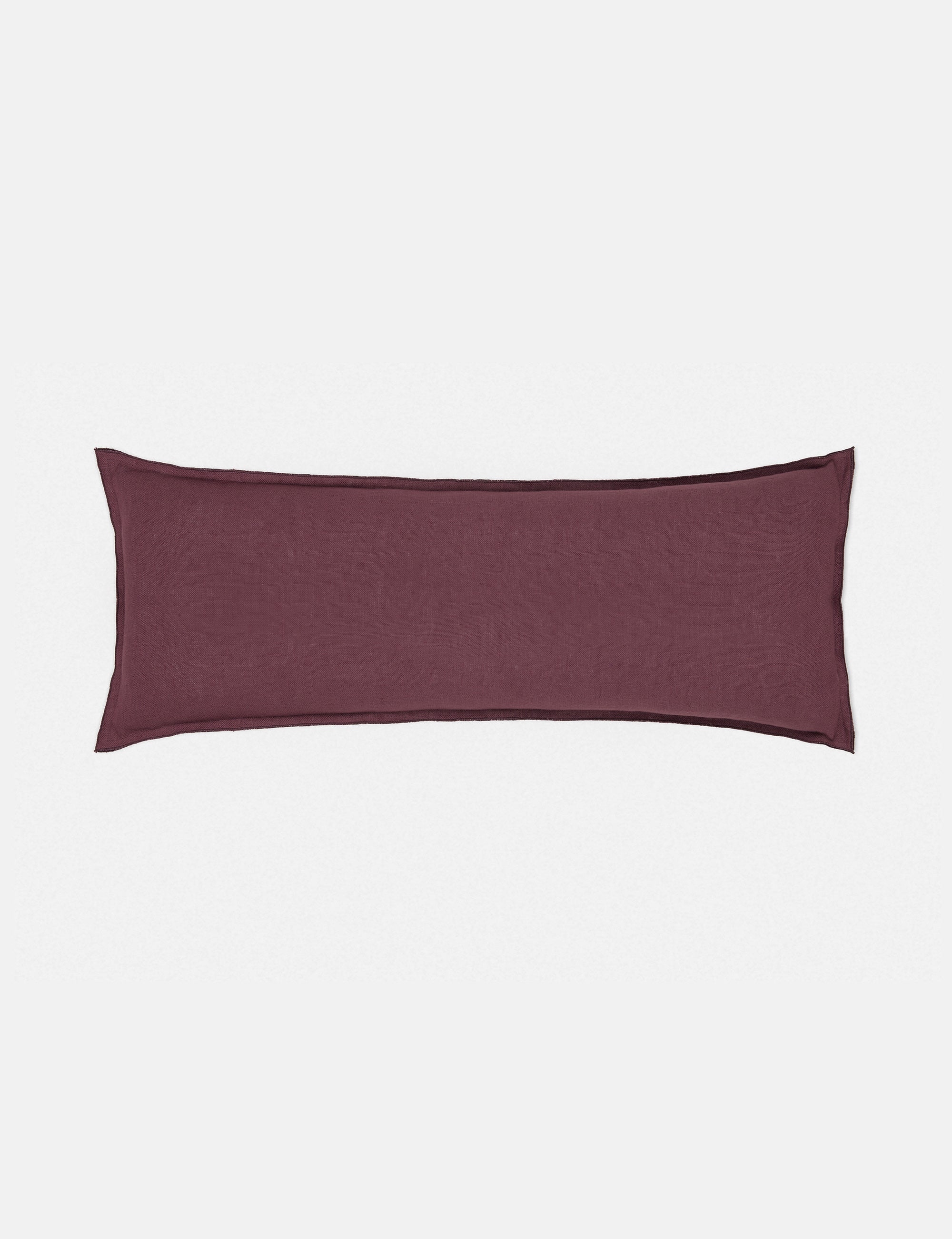 Arlo Linen Pillow - Aubergine / 13" x 20" - Image 39