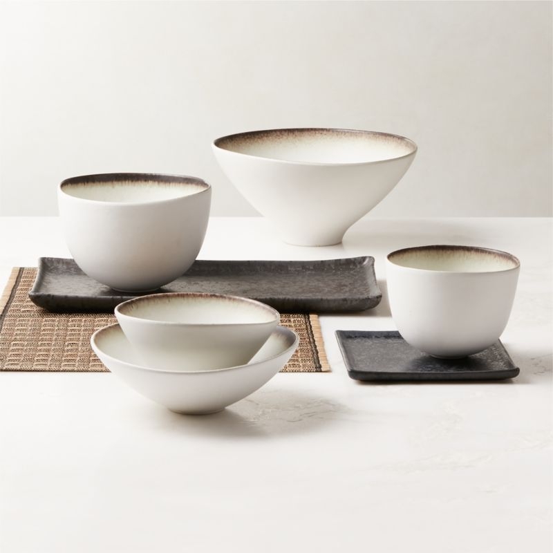 Sakana White Serving Bowl - Image 4