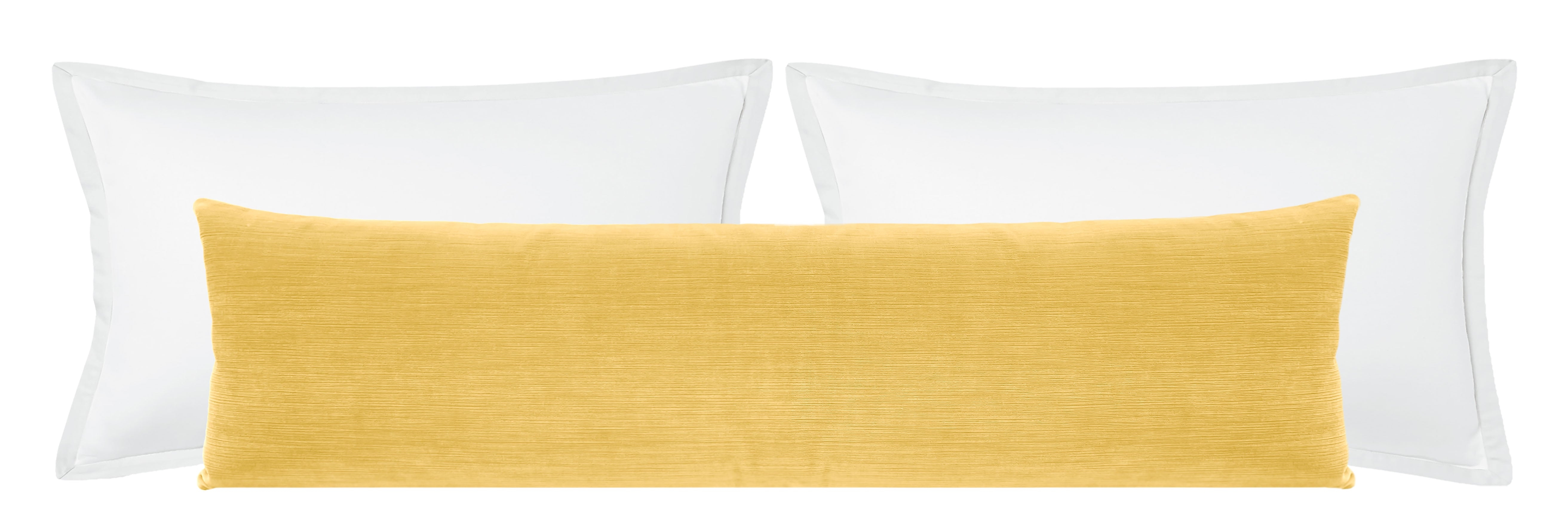 THE XL LUMBAR :: STRIE VELVET // GOLDENROD - Sample 4" X 4" - Image 2