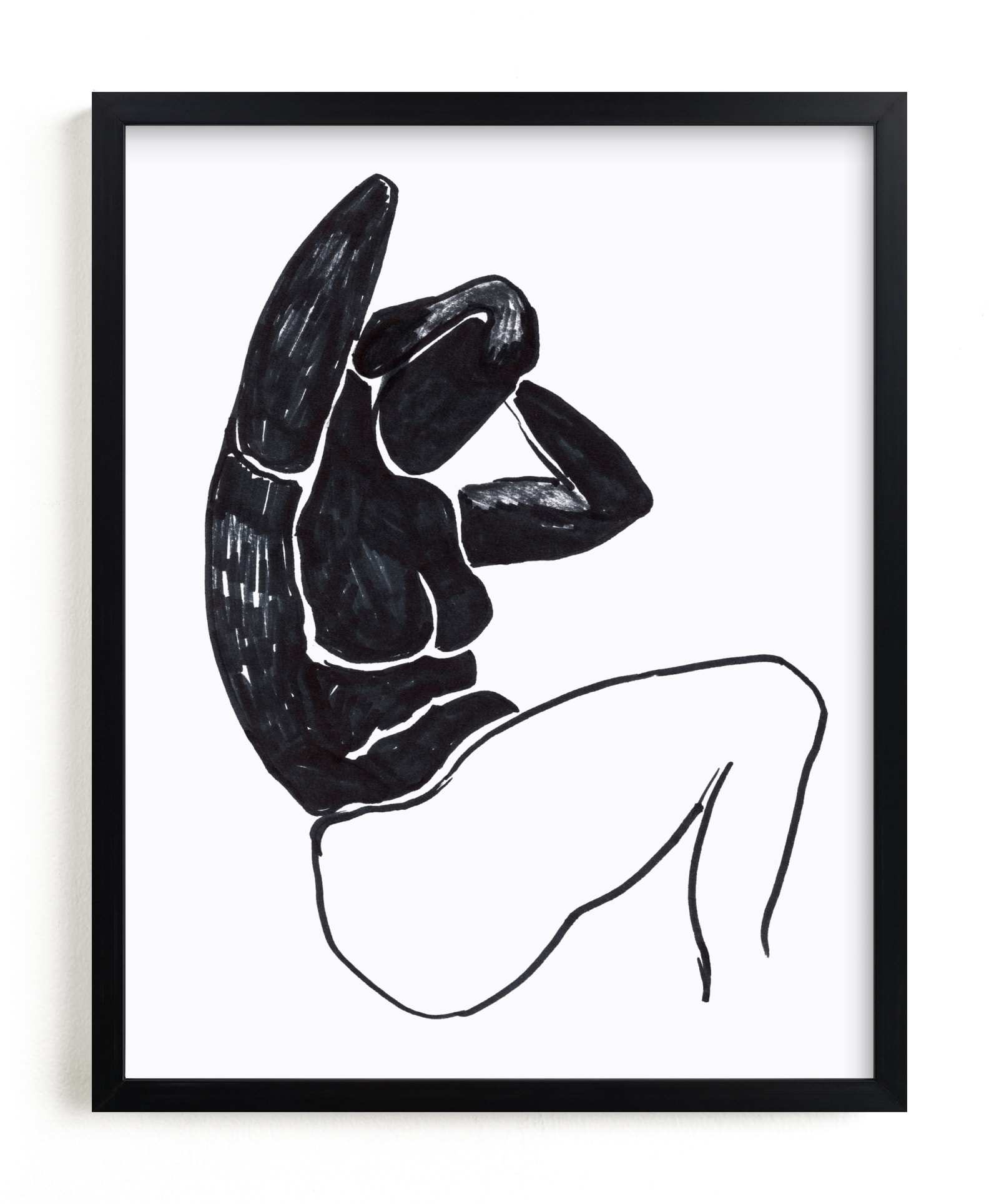 Sitting Nude Limited Edition Fine Art Print 2 - Image 0