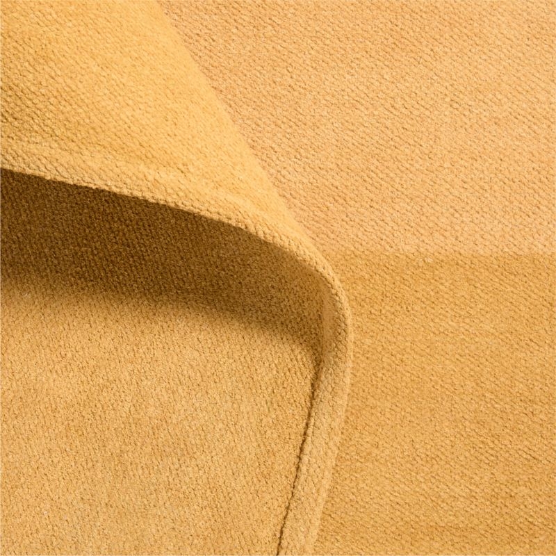 Soft Gradient Yellow Chenille Kids Area Rug 6'x9' - Image 1