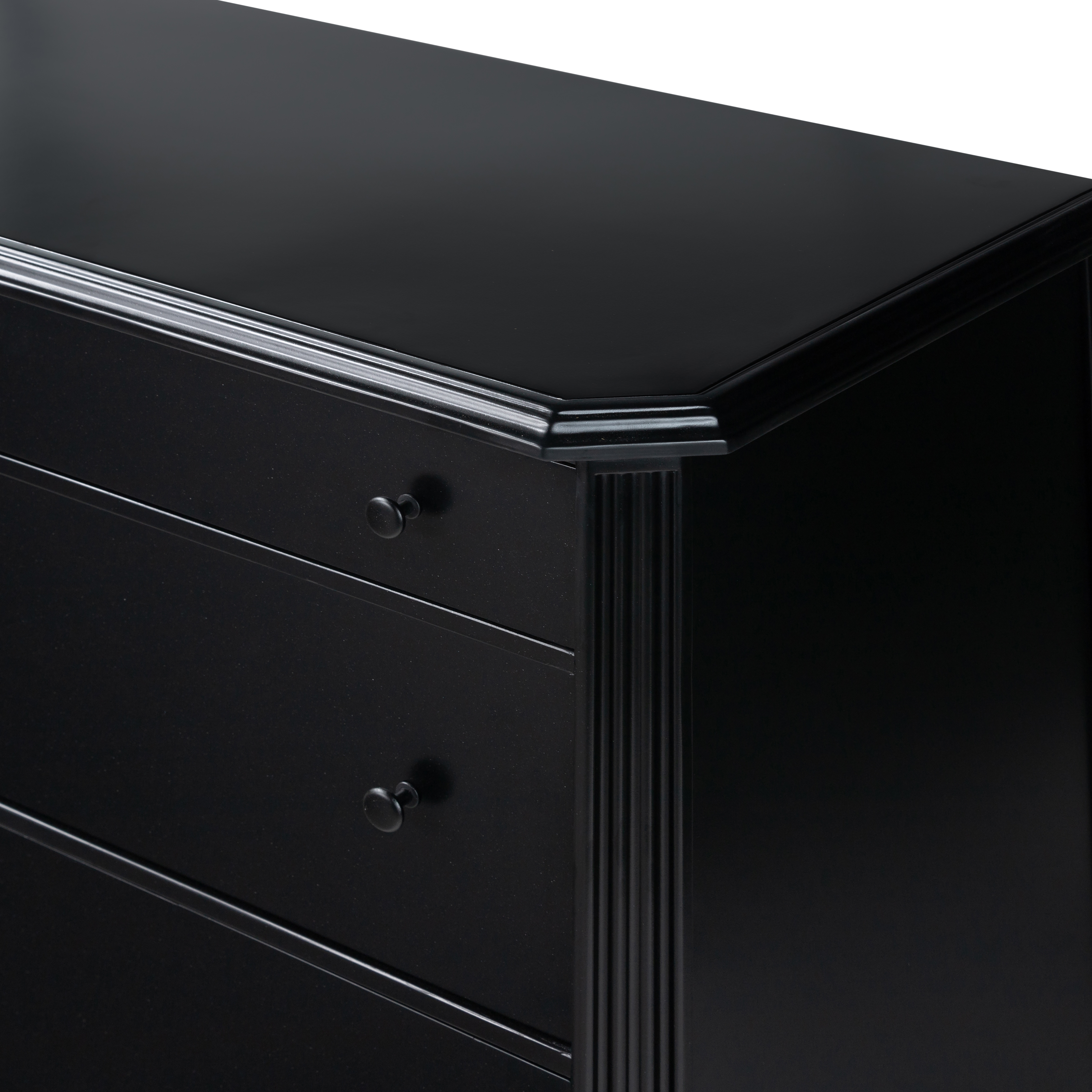 Lendon 6 Drawer Dresser-Black - Image 9