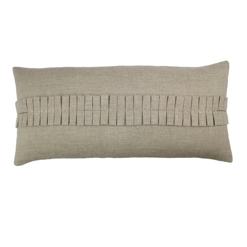 Tourmaline Home Tux Rectangular Linen Pillow Cover & Insert - Image 0