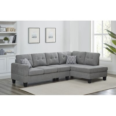 Adryel 98'' Wide Right Hand Facing Sofa & Chaise - Image 1