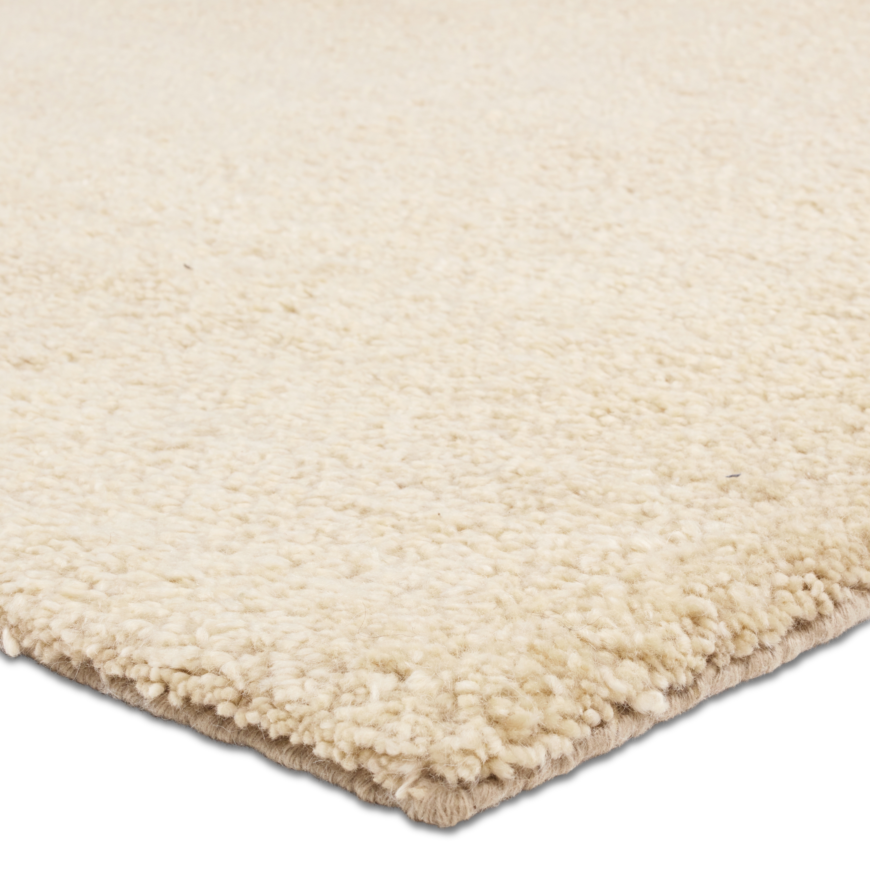 Lynelle AUL02 Handknotted Solid Tan Area Rug (6'x9') - Image 1